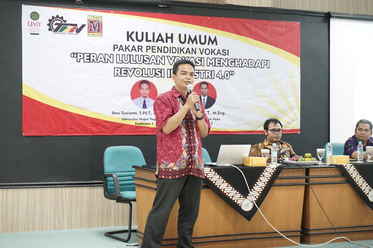 Menghadapi Revolusi Industri Mahasiswa Vokasi Teknik Mesin Dituntut Dapat Berprestasi Universitas Muhammadiyah Yogyakarta